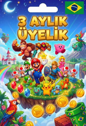 Nintendo Brezilya 3 Aylık Üyelik