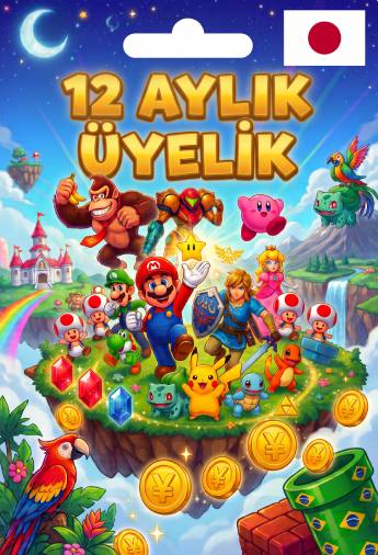 Nintendo Japonya 12 Aylık Üyelik